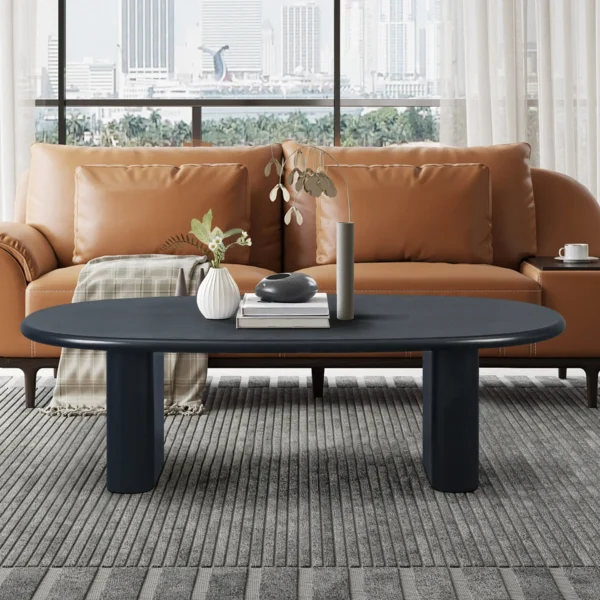 51'' Tapered Tabletop Coffee Table Versatile Living Room Centerpiece